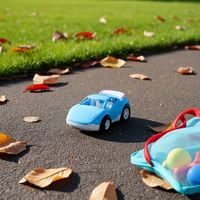 TOYBOLA Mini Voiture Jouet en Plastique pour Enfants de 2 à 4 Ans, Véhicule à Friction, Emballé en Sac Filet