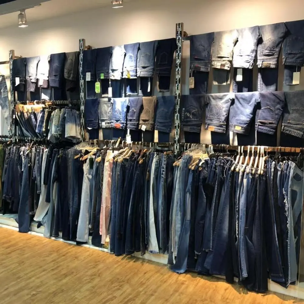GZY Wholesale in bulk cheap price men denim jeans pants mixed styles overstock lots