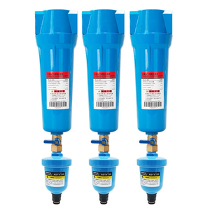 A água e o óleo da precisão de alta pressão 1.5m3/min 0.01ppm removem a linha elemento filtrante do ar comprimido do compressor de ar para o secador do ar - Product Image 2
