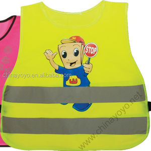 เสื้อกั๊กสะท้อนแสงสำหรับเด็ก พิมพ์โลโก้และลวดลายตามสั่ง มองเห็นได้ชัดเจน - Product Image 4