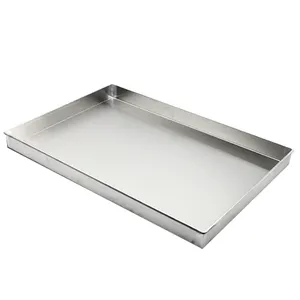 Trays Manufacturer Custom Stainless Steel/Aluminum Non-Perforated And Perforated Baking Tray Baking Pan For Cooling/Cooking