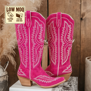 <span class=keywords><strong>Stivali</strong></span> da Cowboy CHENO per Donna, <span class=keywords><strong>Oro</strong></span> Argento Rosa, <span class=keywords><strong>Stivali</strong></span> Western Ricamati, Taglia 46, con Cerniera, Logo Personalizzato, per Matrimoni e Feste - Product Image 1