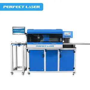 Perfecte Laser Industriële Aluminium Ijzer Roestvrijstalen Kanaal Letter Bender Machine Met Inkeping Flanging Buigen