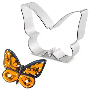 China Stainless Steel Cute Butterfly Spider Web Cookie Cutter Flying Cookie Cutter