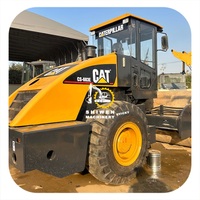CS-683E à rouleaux compacteur chat d'occasion certifié CE EPA CS-533E CS-583D compacteur machine rouleau compresseur vibrant Caterpillar 683