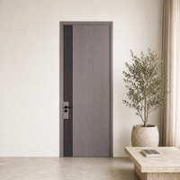 Porte intérieure en aluminium de qualité supérieure, porte en alliage d'aluminium, finition grain de bois, antirouille, utilisation dans les hôpitaux, les foyers, les halls d'entrée, les gymnases