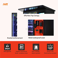 Distributeur automatique extérieur XY, entièrement étanche, design en acier inoxydable, compatible SDK, gestion basée sur le cloud, garantie 1 an