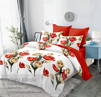Vente en gros de linge de lit en coton pour lit king size, ensemble de 6 pièces pour chambre à coucher