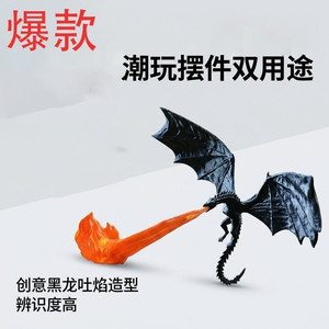 Lámpara de Dragón con Efecto de Fuego 3D, Luz Nocturna USB, Decoración de Escritorio Interior - Product Image 3