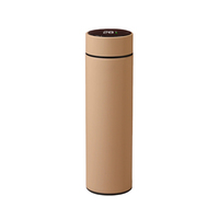 Bouteille Thermique en Acier Inoxydable Beauchy avec Affichage LED de la Température 500ml Bouteille d'Eau Intelligente pour le Bureau Isolation 12-24 Heures