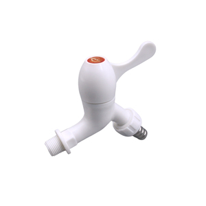 Premium Grade Durable Single <b>Handle</b> Short Bibcock Plastic Wall Mount Taps Faucets - Product Image 1