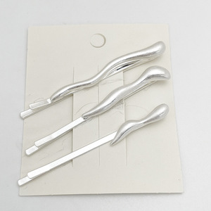 Nuevo tocado de moda coreano y japonés, horquillas para el cabello de aleación, estilo Simple, juego de pinzas para el cabello chapadas en oro/plata, juego de horquillas Goody - Product Image 6