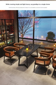 Canapé d'angle en forme <span class=keywords><strong>de</strong></span> U Tables et <span class=keywords><strong>chaises</strong></span> pour café, <span class=keywords><strong>bar</strong></span>, salon, salle à manger, boîte privée - Product Image 3