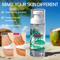 Vente en gros de spray autobronzant hydratant pour un teint uniforme, 80 ml, marque privée, pour une couleur bronze antique longue durée