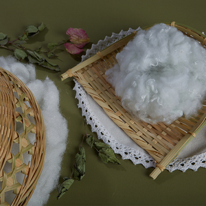 100% Tái Chế 15d 32Mm/51Mm/64Mm Tổng Hợp Không-Dệt Industrysolid Tái Chế Polyester Staple Sợi - Product Image 4