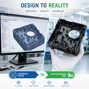 Usine de moulage par injection plastique sur mesure, conception de moules ABS PP PC PA66, service de prototypage, service de moulage par injection de pièces OEM ODM - Product Image 3