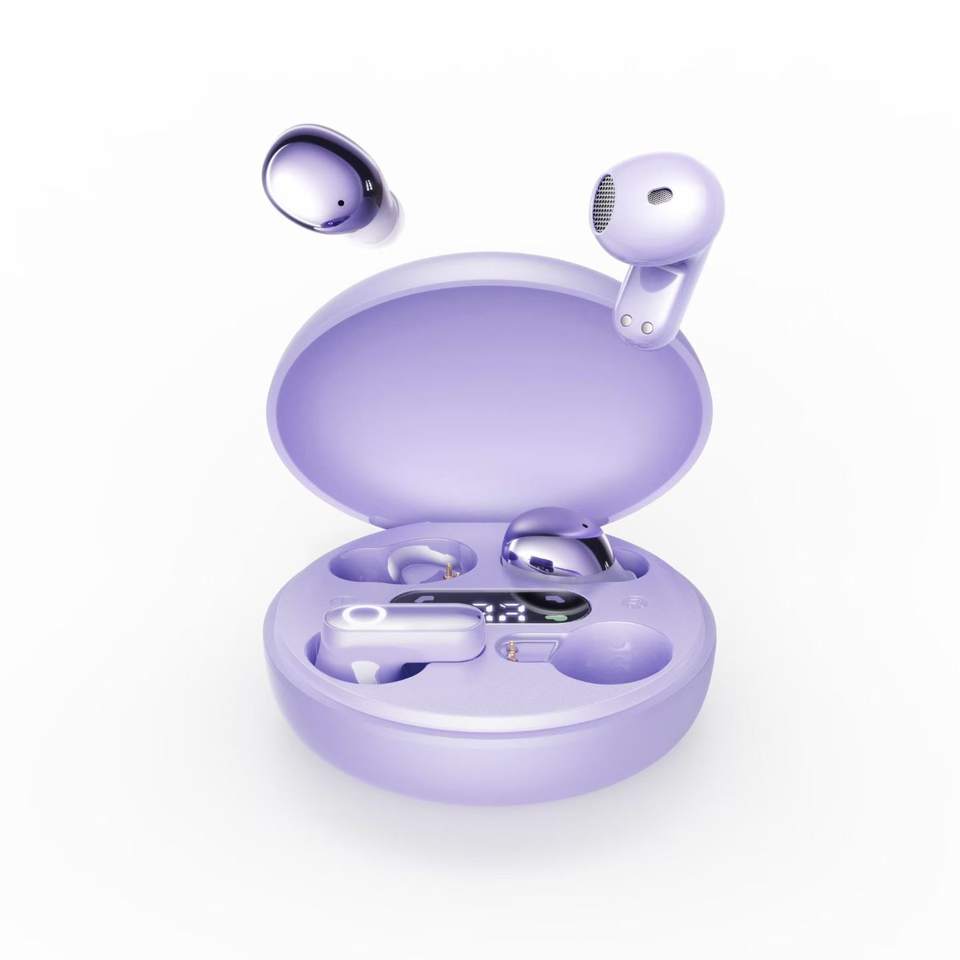 Semiconductor Mini Environment New Couple Style In-Ear & Semi-In-Ear Mini Sleep Earphones LED Digital ...