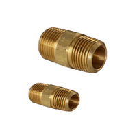 Pièces détachées personnalisées pour compresseur Raccords de tuyauterie pour compresseur d'air Mamelons en laiton 1 ''et 3/4''