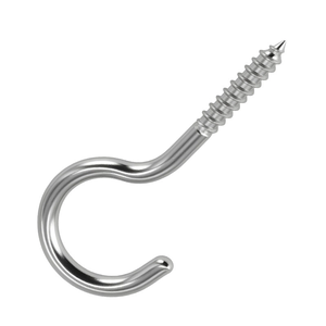 <span class=keywords><strong>Vis</strong></span> autotaraudeuses en acier inoxydable 304 de type œil de mouton, crochets pour <span class=keywords><strong>vis</strong></span> à bois, boulons à anneau, filetages fins, unités impériales - Product Image 4