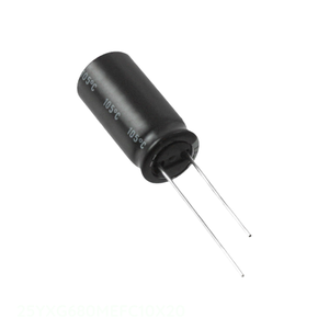 ตัวเก็บประจุแบบ Through Hole ยี่ห้อ Manufacturer Channel รุ่น CAP ALUM 680UF 20% 25V RADIAL TH 25YXG680MEFC10X20 ความจุ 680 ไมโครฟารัด - Product Image 1