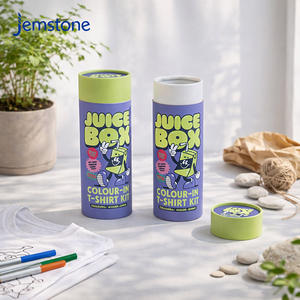 Custom Printed Recyclable Round Cardboard Paper Clothing Tube Packaging Silk Scarf Hijab Cylinder <b>Gift</b> Packaging Box for T Shirt - Product Image 5