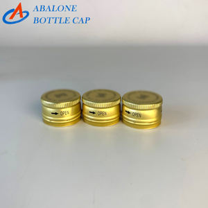 25 मिमी थ्रेडेड एल्यूमीनियम कैप के लिए अनुकूलित एंटी-चोरी एल्यूमीनियम कैप - Product Image 5