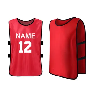 Hot Sale Good Quality Custom Logo Scrimmage Sport Vest For Children And Adults Training Bibs Football Vest