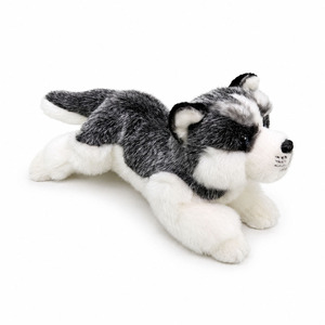 Fabricant de jouets en peluche Husky réalistes OEM, logo personnalisé, marque privée, fournisseur en gros d'<span class=keywords><strong>animaux</strong></span> en peluche - Product Image 1