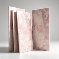 USA 600x1200 Carreaux de porcelaine rectifiés vitrifiés vert marbre brillant pour murs et sols intérieurs, pour villas modernes, salons, salles de bain et maisons
