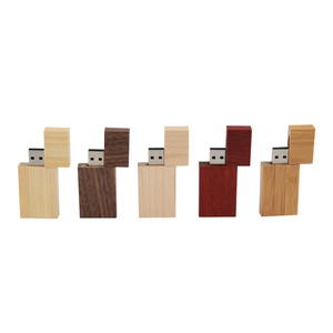 แฟลชไดรฟ์ USB เป็นมิตรกับสิ่งแวดล้อม พร้อมโลโก้สั่งทำ จำนวนมาก วัสดุไม้ - Product Image 2