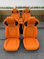 Sièges Aero en Cuir PU Modifiés de Luxe pour Mercedes Benz G63 G550 MBS, Ensemble de Sièges Exécutifs VIP avec Table d'Avion et Réfrigérateur
