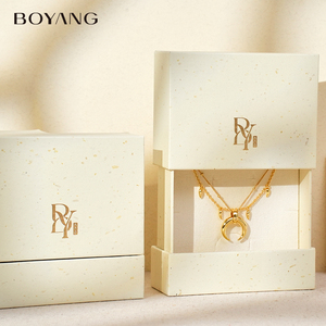 Biểu Tượng Tùy Chỉnh Có Thể Tái Chế Handmade Hộp Quà Tặng Đóng Gói Đồ Trang Sức Vòng Cổ Vòng Tay Nhẫn Ngăn Kéo Giấy Hộp Đồ Trang Sức - Product Image 5