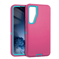 Étui de protection robuste 3 en 1 antichoc pour téléphone portable S25 S24 S23 Ultra Plus