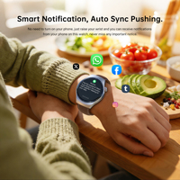 Reloj Inteligente C17 Pro con Pantalla Táctil IPS, Monitor de Actividad Física, Batería de Larga Duración (10 Días), Resistente al Agua IP67, Compatible con Android e iOS