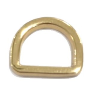 Anneau en D en alliage de zinc, diamètre intérieur 10 mm, coins arrondis, pour sacs, articles en cuir, accessoires de quincaillerie - Product Image 4