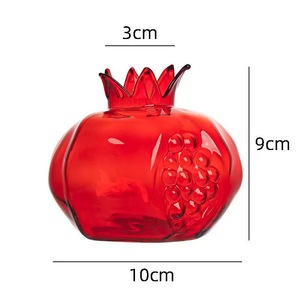 Vaso in Vetro Personalizzato con Motivo a Martello per Fiori di <span class=keywords><strong>Melograno</strong></span> Essiccati, Decorazione da Tavolo per Matrimoni - Product Image 4