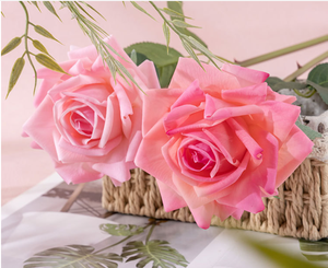 Bán Buôn Chất Lượng Cao Nhân Tạo Bất Cảm Ứng Cao Su Hoa Hồng Giả Lụa Hoa Hồng Cho Đám Cưới Trang Trí Bên Nhà - Product Image 2