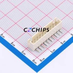 BX-XH2.54-10PWZ-GW Wire-to-Board Pin Header Bent Lead Through Hole,P=2.5mm Connector 1x10P 2.5mm Right Angle Insert XH - Product Image 1
