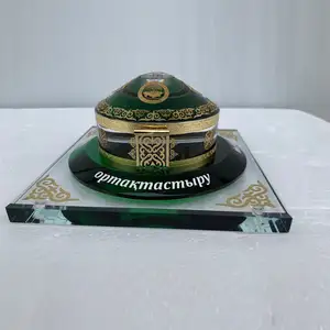 Láser 3d personalizado, modelo de camión de cristal, trofeo conmemorativo de cristal