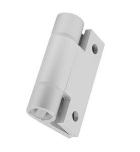 Charnière à ressort en aluminium K1181, ressort fermé, anodisé incolore, ressort de tension intégré - Product Image 2