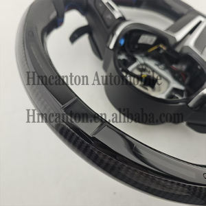 Volant de direction en cuir et fibre de carbone avec LED pour BMW Série 3, Série 5, F10, F20, F30, F90, F01, F02 - Produits populaires - Product Image 2