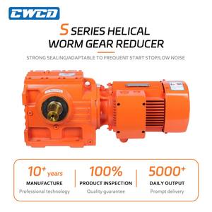 S Series Complete Model Range Worm Gear <strong>Reducer</strong> Helical Speed <strong>Reducers</strong> Cast Iron for Machinery Farm Industry Custom ODM Support - Product Image 2