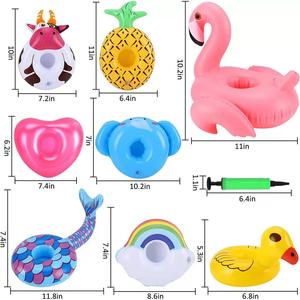 Nouveau design – Porte-gobelet flottant en PVC pour piscine, support à vin et boissons pour fête aquatique, jouet ballon - Product Image 4