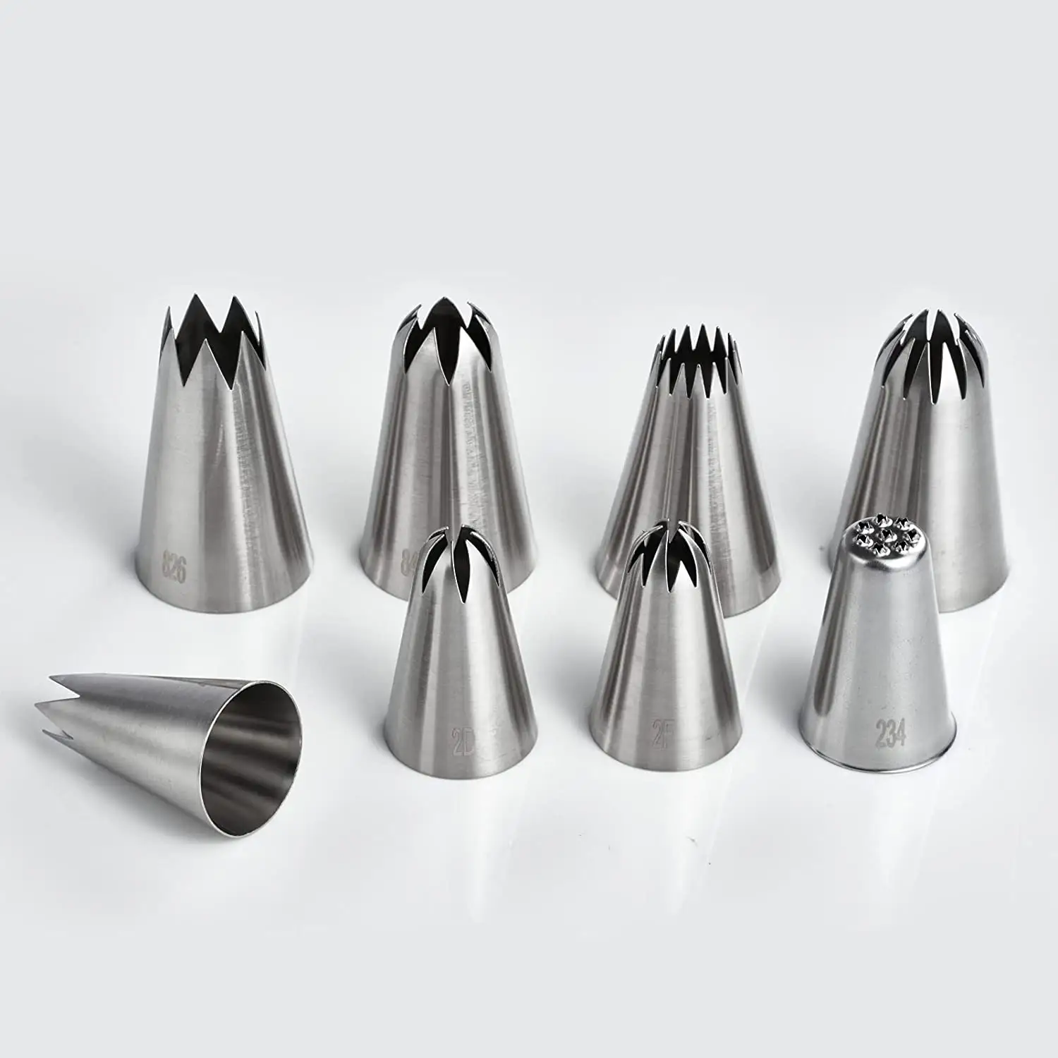 Russian Cake Decorating Nozzle Piping Pastry Tool Baking Tip Tools Leaf Shape Icing Stainless Steel Nozzles Set