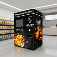 Distributeur automatique de frites commercial en libre-service pour gares, centres commerciaux et sites touristiques