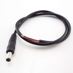 5.5x2.1mm 12V 5A DC alimentation mâle femelle bricolage Extension de câble 20 AWG <span class=keywords><strong>Jack</strong></span> cordon DC connecteur 0.5M - Product Image 5