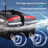 Bateau Appât Intelligent à Télécommande 3-en-1 avec Sonar de Positionnement pour la Pêche en Eau Douce – Longue Autonomie, Direct Usine