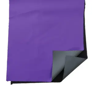 Tissu pongé 100% polyester 240T personnalisé couleur et impression avec veste à membrane pu imperméable et respirante