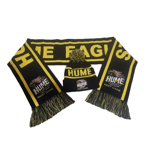 Thời Trang Mới Acrylic Dệt Kim Fan Thể Thao Tùy Chỉnh Thể Thao Dệt Kim Khăn Và Snood Mô Hình Miễn Phí Dài Phong Cách - Product Image 2