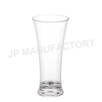 Tasse en plastique transparente à bière et vin en PC résistant aux hautes températures et épaissi de conception classique pour bar KTV Party